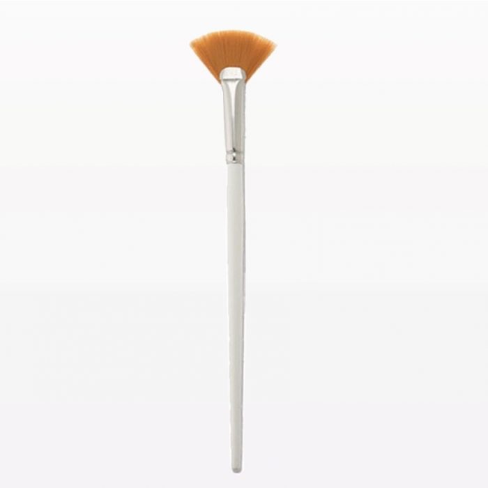 White Taklon Skin Peel Treatment Fan Mask Brush For use with Skin