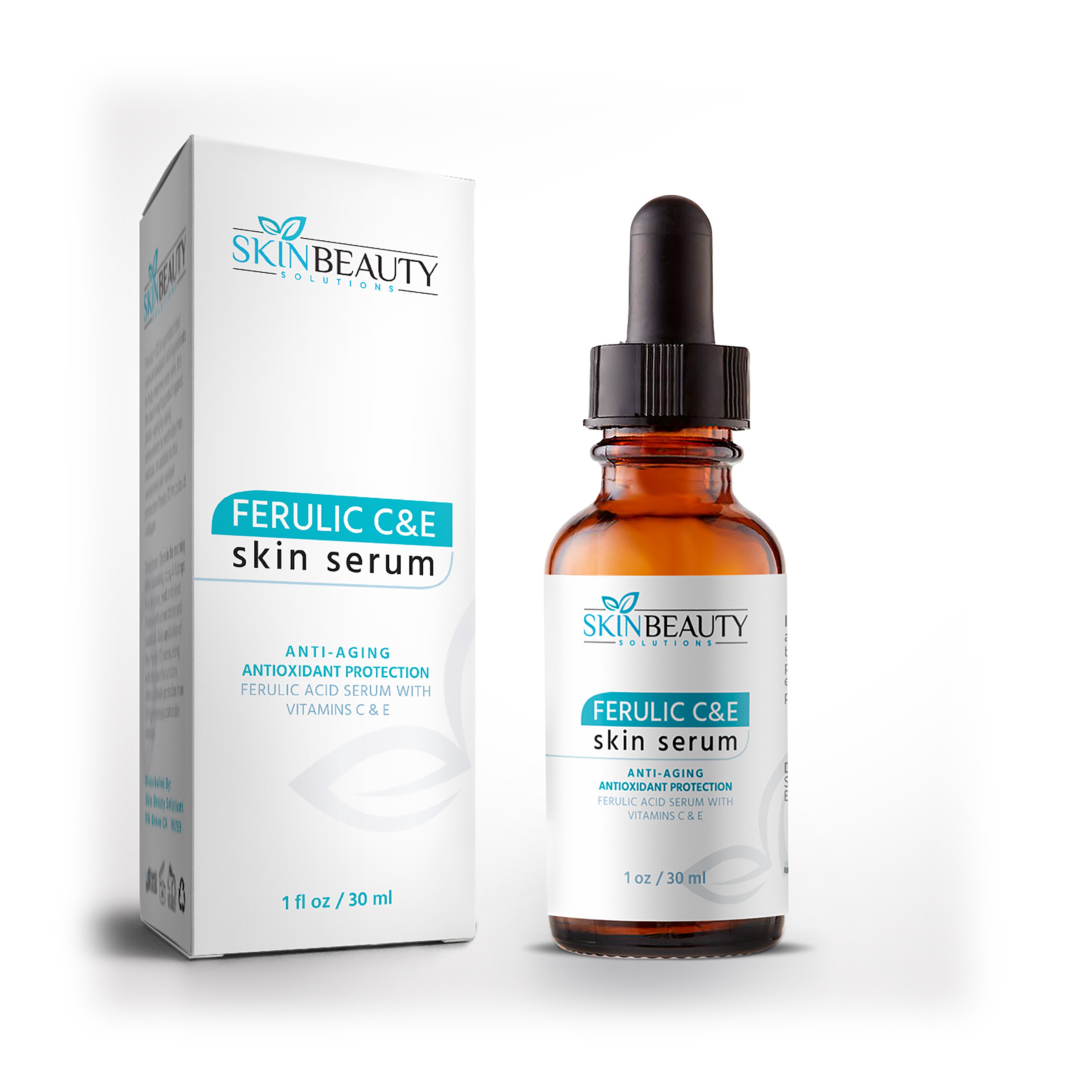 Ferulic Acid Serum Ce Vitamin C E Serum By Skin Beauty Solutions Combination Antioxidant For Anti Aging Age Prevention Same Ingredients As